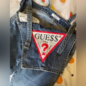 Vintage Guess denim overalls